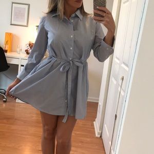 American apparel men’s shirt dress with pockets